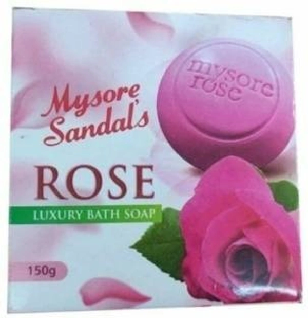 MYSORE SANDAL Rose Luxury Bath Soap (2 x 75 g)