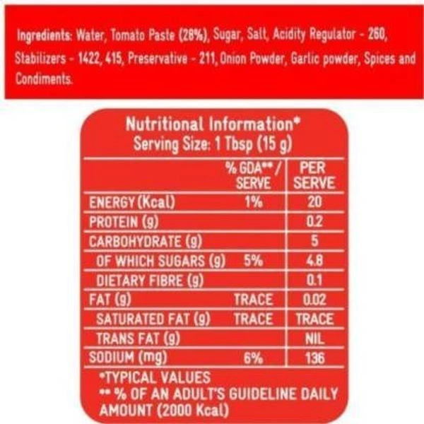 Fine Life Tomato Ketchup FL-257 Ketchup (2 x 1 kg)