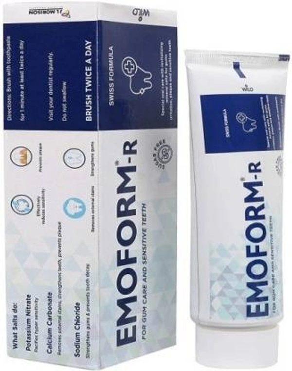 Emoform R Toothpaste (100 Gm X 2 Pc) Toothpaste (100 g, Pack of 2)