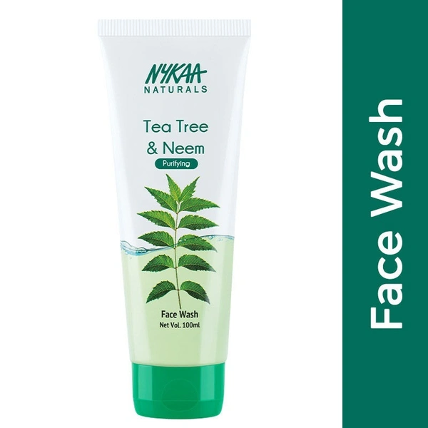 NYKAA Nykaa Naturals Tea Tree & Neem Purifying Face Wash for Acne