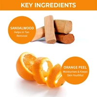 NYKAA Nykaa Naturals Sandalwood & Orange Peel Face Wash for Tan Removal