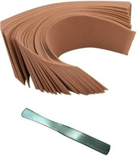 Sleek Chocolate and Cold Wax 600 gm, Waxing Strips (70 Pcs,110 GSM) and 1 Waxing Knife Wax (1200 g, Set of 4)