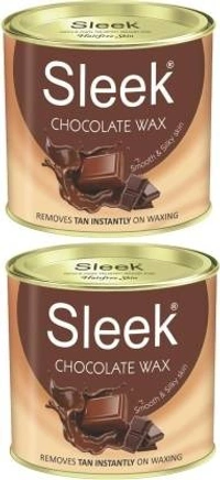 SLEEK Sleek Chocolate Wax (pack of 2) Wax (1200 g, Set of 2)