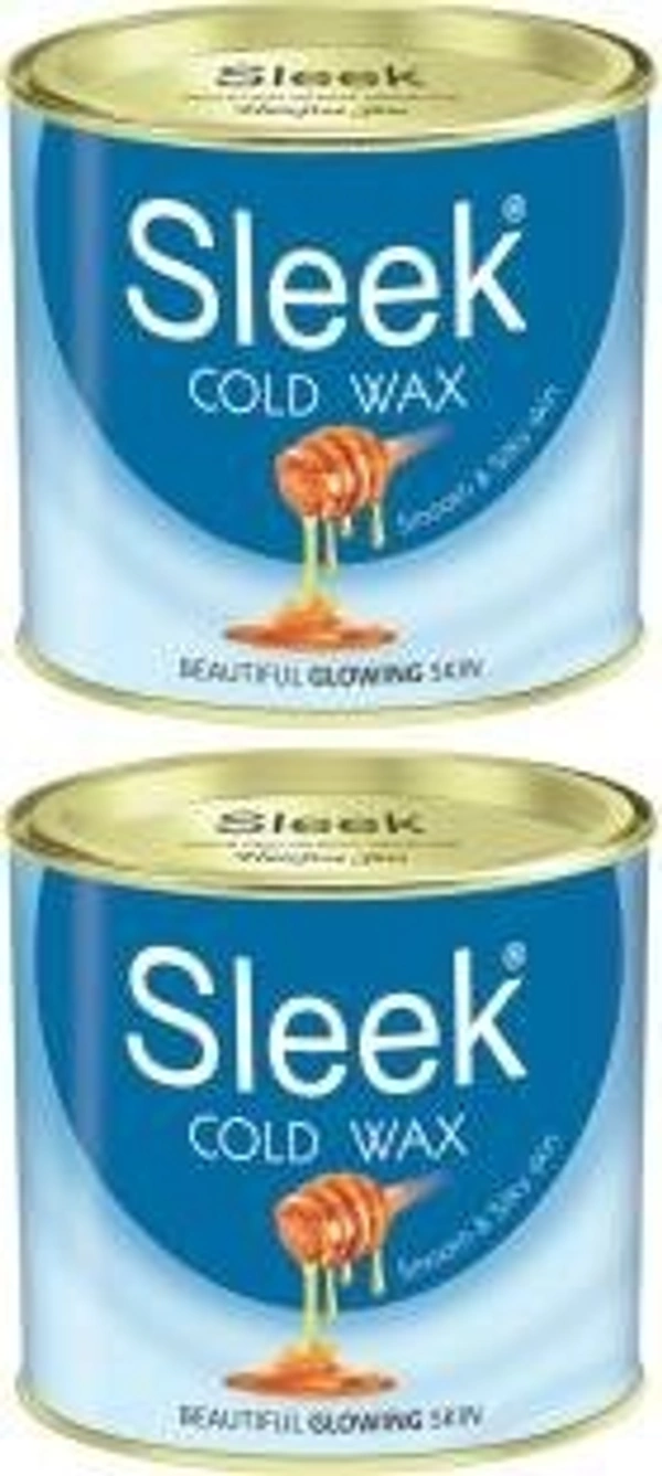 Sleek Cold Wax (600GM X 2PC) Wax (1200 g, Set of 2) - 1