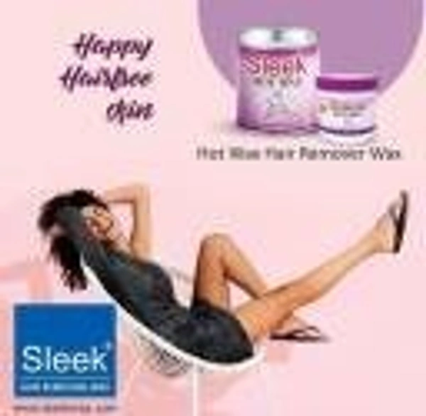 SLEEK Sleek Hot Wax 600 Gm + Hot Wax 250 Gm Wax (850 g, Set of 2) - 1
