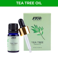 NYKAA Nykaa Naturals Tea Tree Essential Oil For Acne & Hair Fall Control- 100% Natural - 10ml