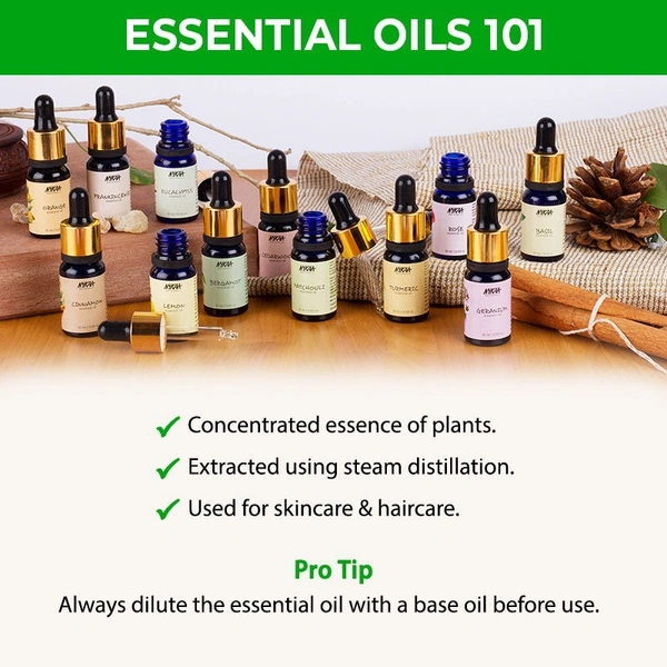 NYKAA Nykaa Naturals Tea Tree Essential Oil For Acne & Hair Fall Control- 100% Natural - 10ml