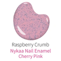 NYKAA Cookie Crumble Nail Enamel Polish - Raspberry Crumb 255 Cherry Pink ()