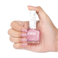 NYKAA Cookie Crumble Nail Enamel Polish - Raspberry Crumb 255 Cherry Pink ()