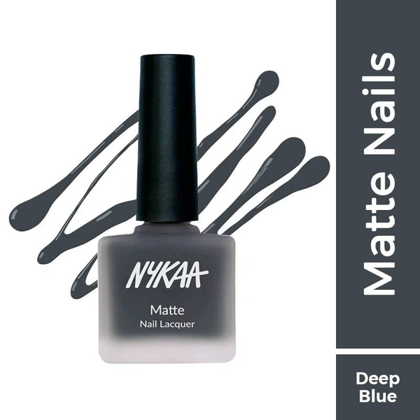 NYKAA Nykaa Matte Nail Enamel Polish - Chia Pudding 116