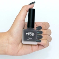 NYKAA Nykaa Matte Nail Enamel Polish - Chia Pudding 116