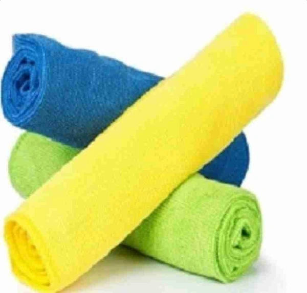 Stnemrag Premium Cleaning cloth (Pack of 4 Pc) Multicolor Cloth Napkins (4 Sheets) - 1