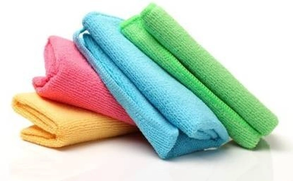 Stnemrag Premium Cleaning cloth (Pack of 4 Pc) Multicolor Cloth Napkins (4 Sheets) - 1