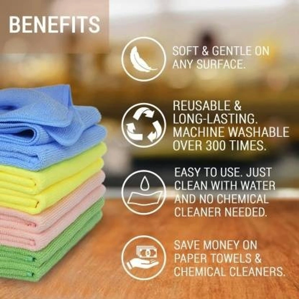 STNEMRAG Stnemrag PMC Wet and Dry Microfiber, Steel, Glass, Aluminium Cleaning Cloth ()