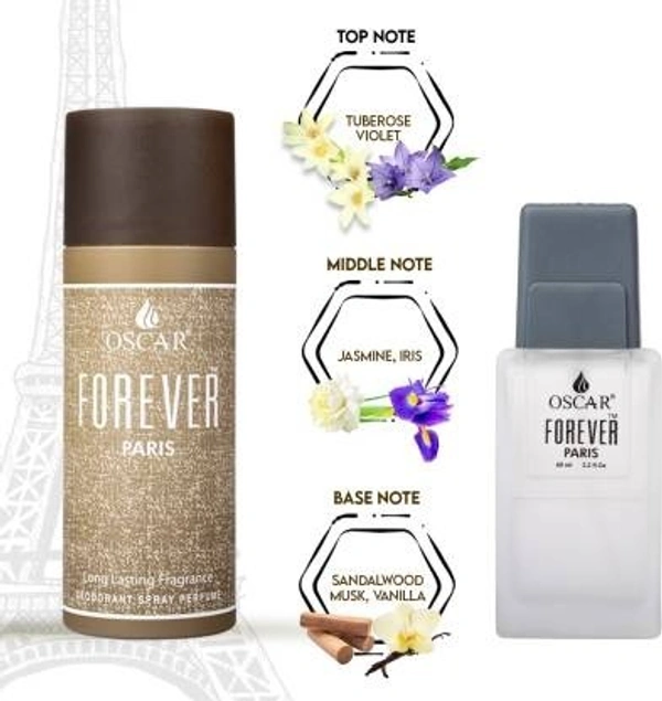 OSCAR Forever Paris Perfume Gift Set Eau de Parfum  -  100 ml (For Men & Women)