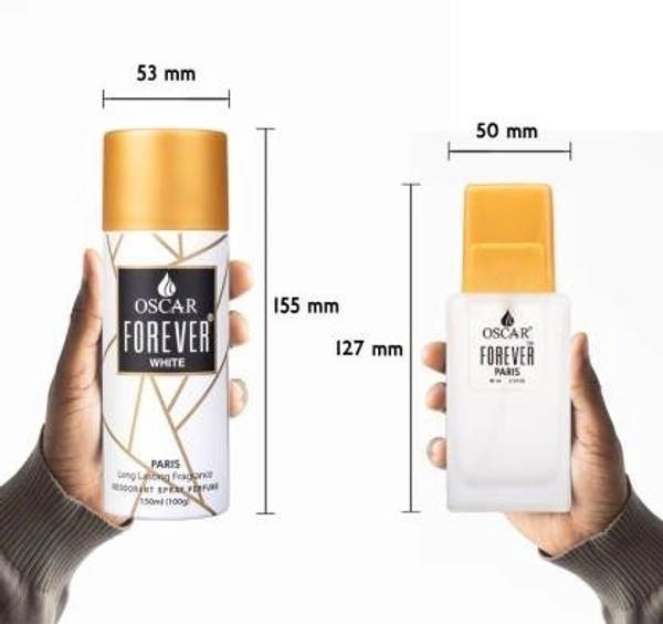 OSCAR Forever White Perfume+ Deo Gift Set Eau de Parfum  -  100 ml (For Men & Women)