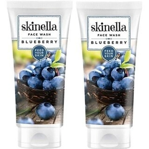 SKINELLA , Blueberry, 100 Ml (Pack of 2) Face Wash (200 ml)