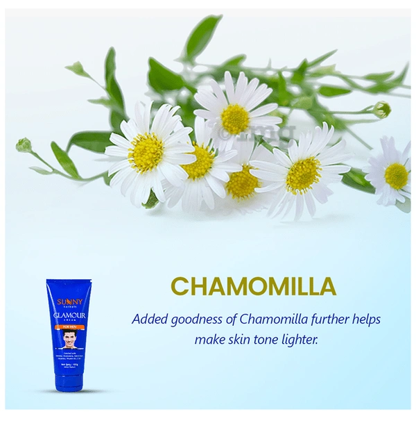 sunny Sunny Herbals Glamour Cream For Men (Enriched with Alorevea & Vitamin B3, C & E) Pack of 2  (200 g)