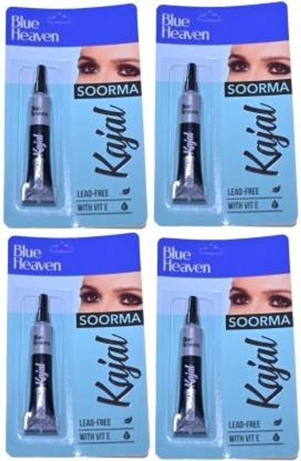 BLUE HEAVEn BLUE HEAVEN SOORMA KAJAL (Black, 4.5 g) - Black