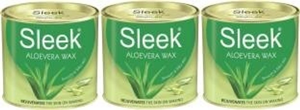 SLEEK Sleek Aloe Wax (600X3) Wax (1800 g, Set of 3)