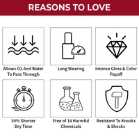 Nykaa Breathable Nail Enamel - Red Revive - 316