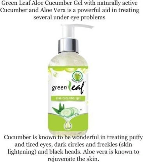 GREEN LEAF Greenleaf Aloe Cucumber Gel (190 g)