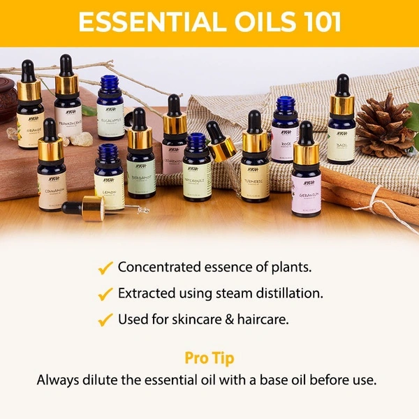NYKAA Nykaa Naturals Turmeric Essential Oil for Glowing Skin & Scalp Exfoliation - 100% Natural - 10ml