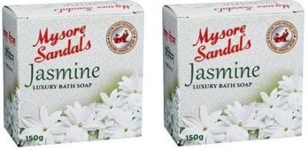 MYSORE SANDAL Jasmine Luxury Bath Soap (2 x 75 g)