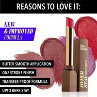 BLUE HEAVEN Hyper stay Super Matte Lipstick Molten Latte 727 (Brown, 2.2 g)