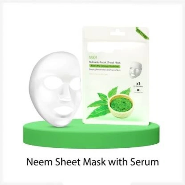 Sleek Rashel Neem Nutrients Facial Sheet Mask (20 g) - 1