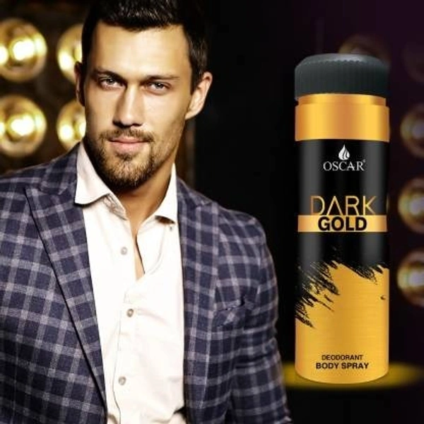 OSCAR Black Gold Deo 200 ml (3 Pc) Deodorant Spray  -  For Men & Women (200 ml)
