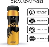 OSCAR Black Gold Deo 200 ml (3 Pc) Deodorant Spray  -  For Men & Women (200 ml)