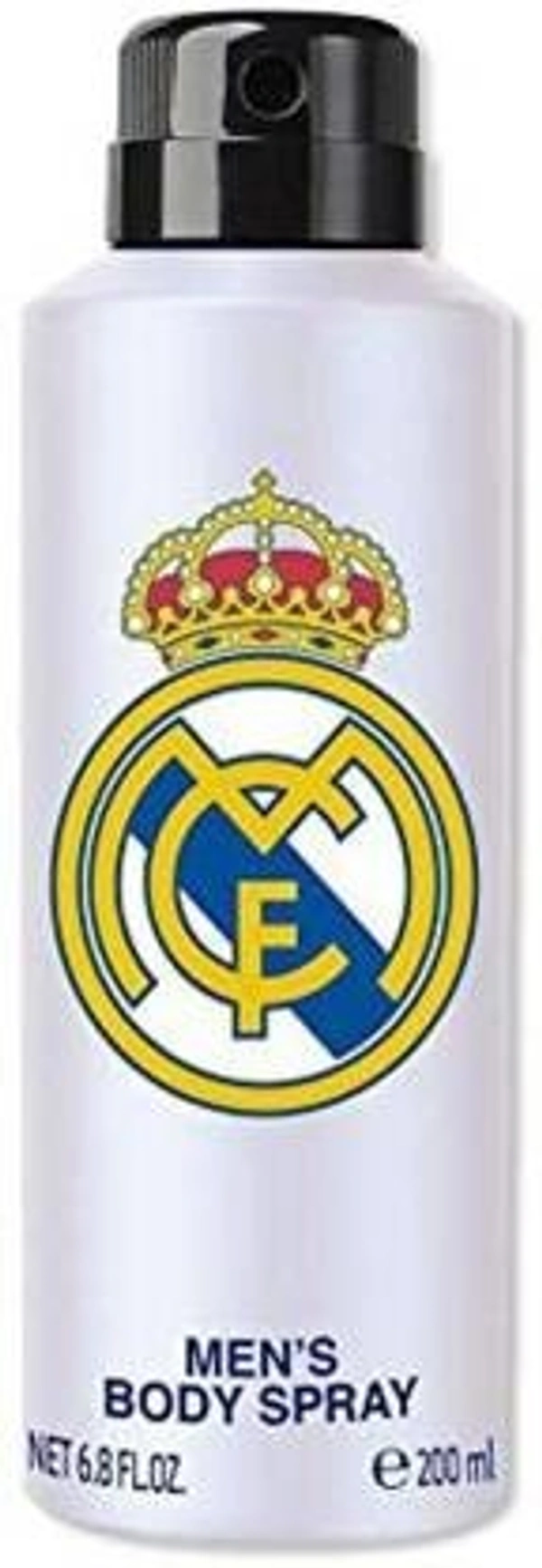 Real Madrid Body Spray Perfume for Men White Deodorant Spray  -  For Men (200 ml) - 1