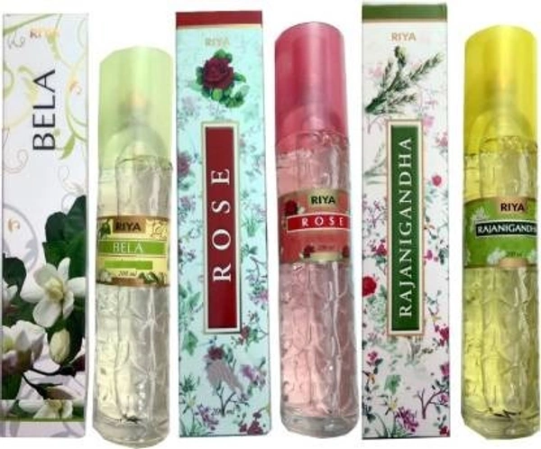 RIYA BELA+ROSE+RAJNIGANDHA Spray (3 x 200 ml)
