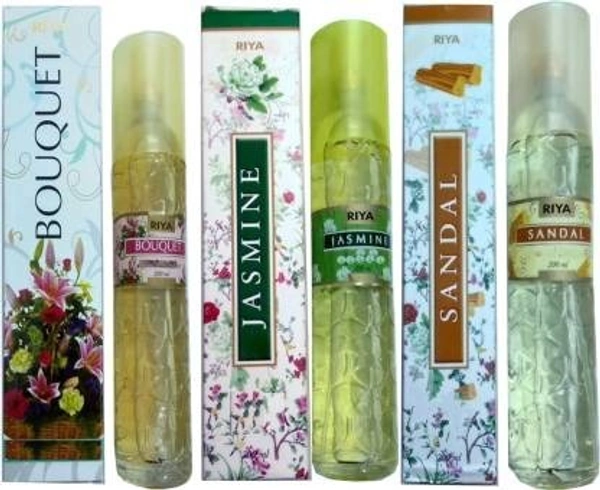 RIYA BOUQUET+JASMINE+SANDAL Spray (3 x 200 ml)