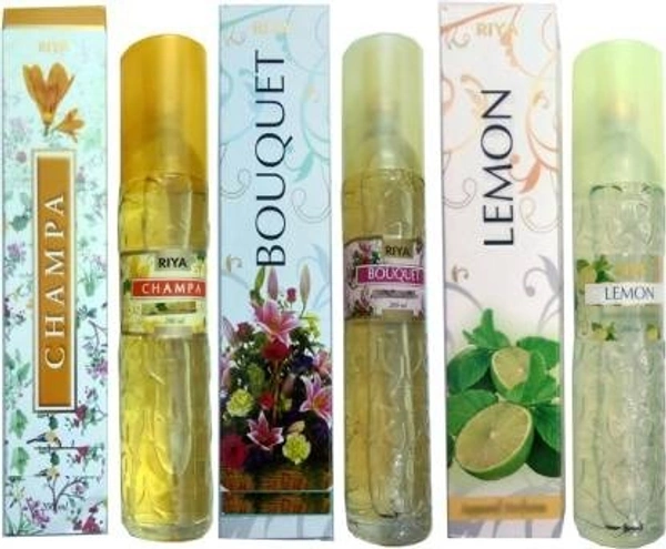 RIYA CHAMPA+BOUQUET+LEMON Spray (3 x 200 ml)
