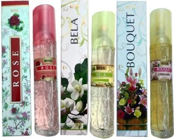 RIYA ROSE+BELA+BOUQUET Spray (3 x 200ml) - 200ml each
