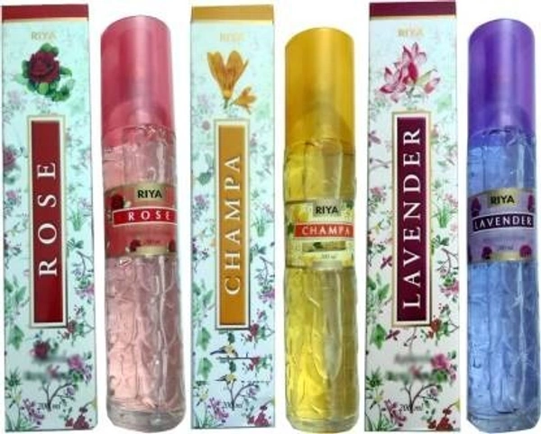RIYA ROSE+CHAMPA+LAVENDER Spray (3 x 200 ml)