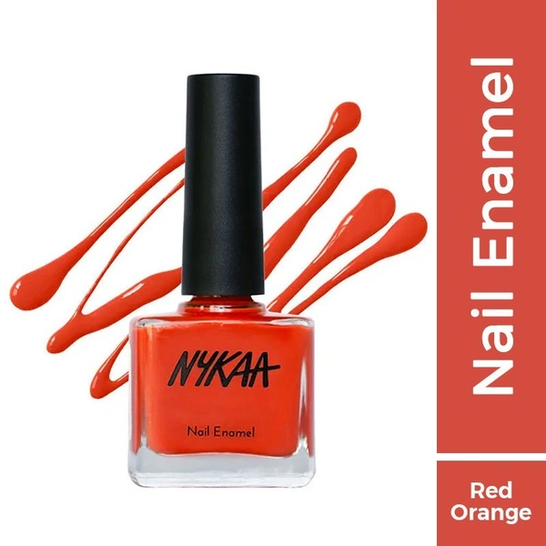 NYKAA Nykaa Nail Enamel Polish - Fiery Tulip 144
