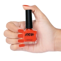 NYKAA Nykaa Nail Enamel Polish - Fiery Tulip 144