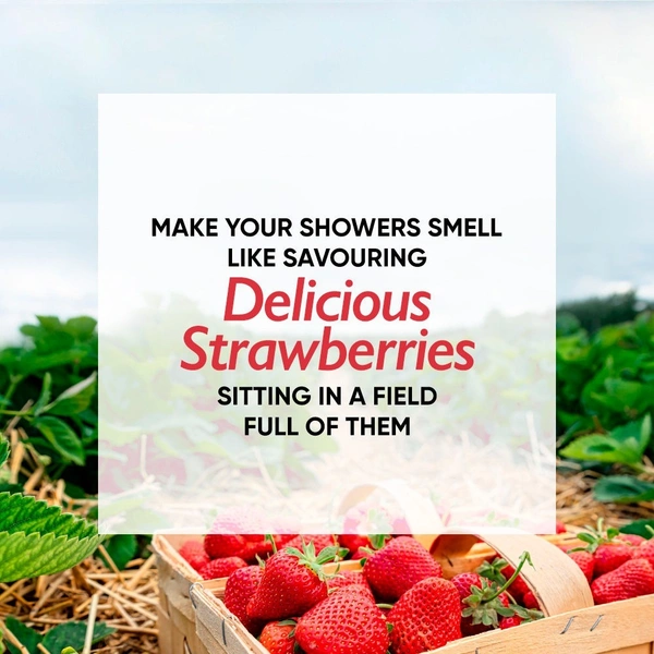 Nykaa Wanderlust Strawberry Daiquiri Body wash with Strawberry Scent for Uplifting Mood + 0% Paraben