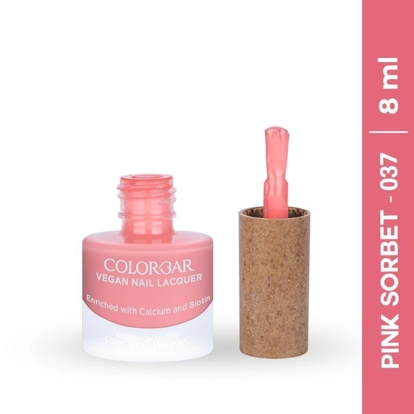 Colorbar Vegan Nail Lacquer - Pink Sorbet