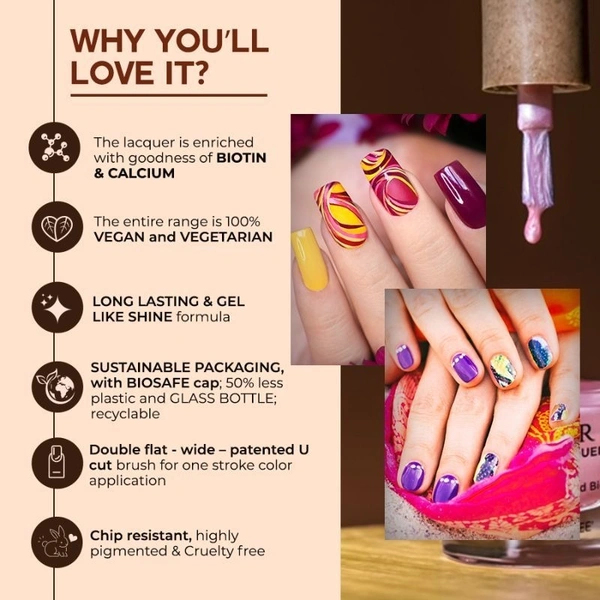 Colorbar Vegan Nail Lacquer - Blu Hue