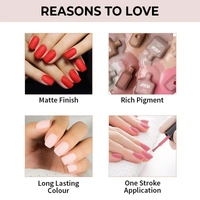 Nykaa Matte Nail Enamel Polish - Corny Creampuff 154