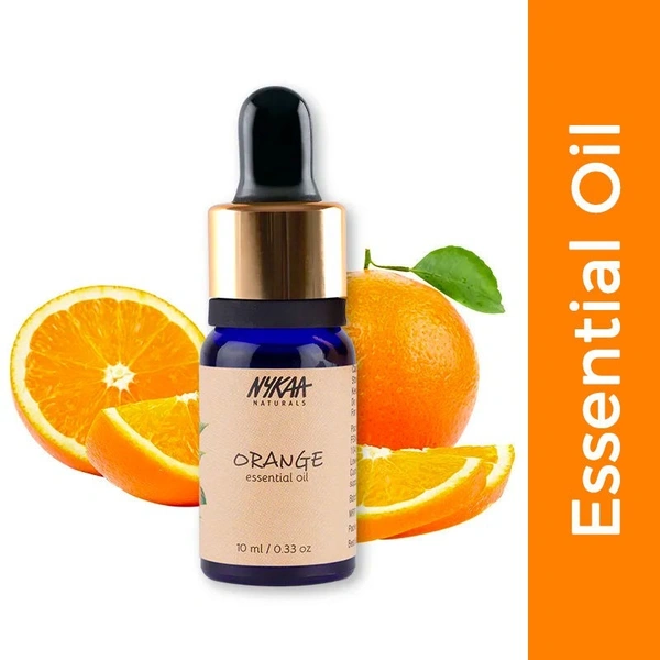 Nykaa Naturals - Orange Essential Oil For De-Tanned & Glowing Skin - 100% Natural