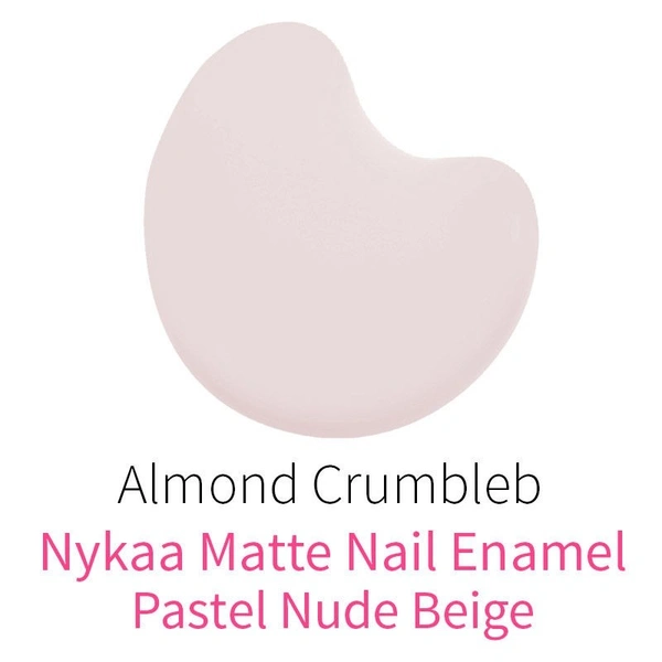 NYKAA Nykaa Matte Nail Lacquer - Almond Crumble 10