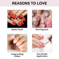 NYKAA Nykaa Matte Nail Lacquer - Almond Crumble 10