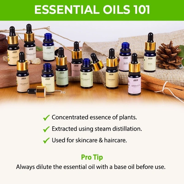 Nykaa Naturals Peppermint Essential Oil For Collagen Promotion & Frizz Free Hair - 100% Natural