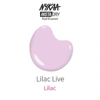 Nykaa Insta Dry Fast Drying Nail Enamel Polish Lilac Live 353 - Lilac