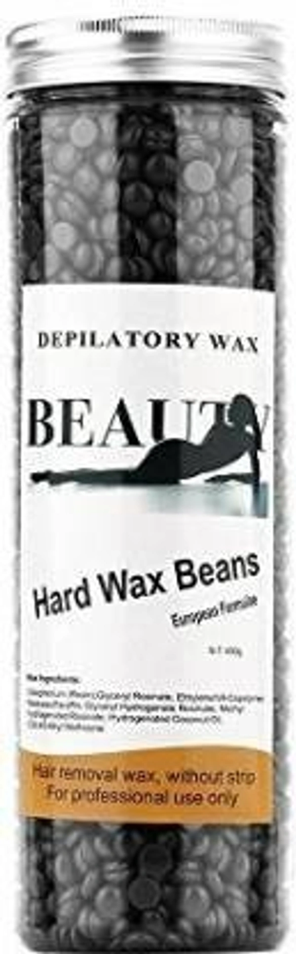 Sleek Beauty Hard Wax Beans (Black) Wax (275 g) - 1